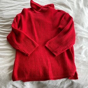 URBAN OUTFITTERS RED TURTLENECK SWEATER SIZE S